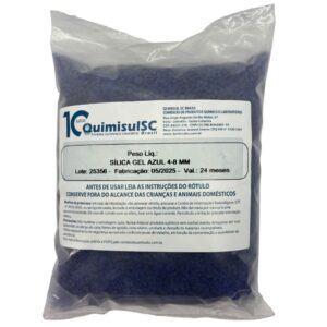 Sílica Gel Azul 4 a 8 mm - 250g