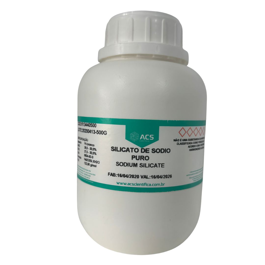 Silicato de Sódio Puro - 500g