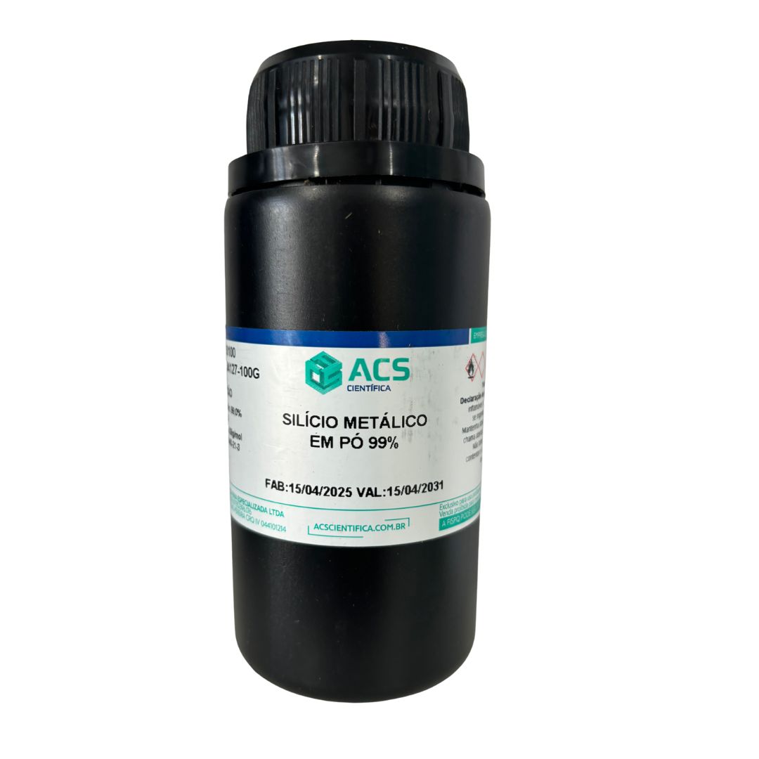Silicio Metálico Em Pó 99% - 100g