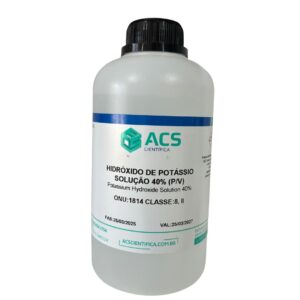 Hidróxido de Potássio Solução 40% (P/V) 1 Litro