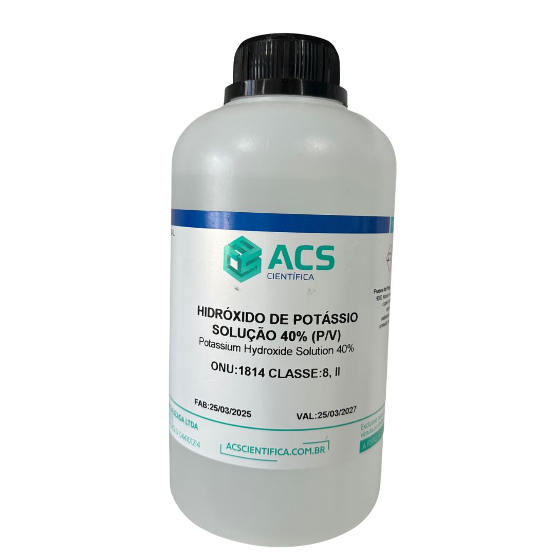 Hidróxido de Potássio Solução 40% (P/V) 1 Litro