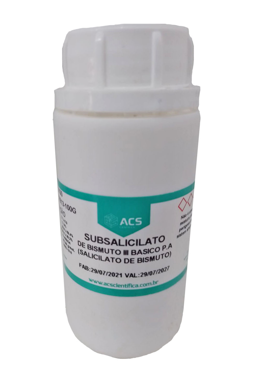 Subsalicilato De Bismuto III - Salicilato Bismuto 100g