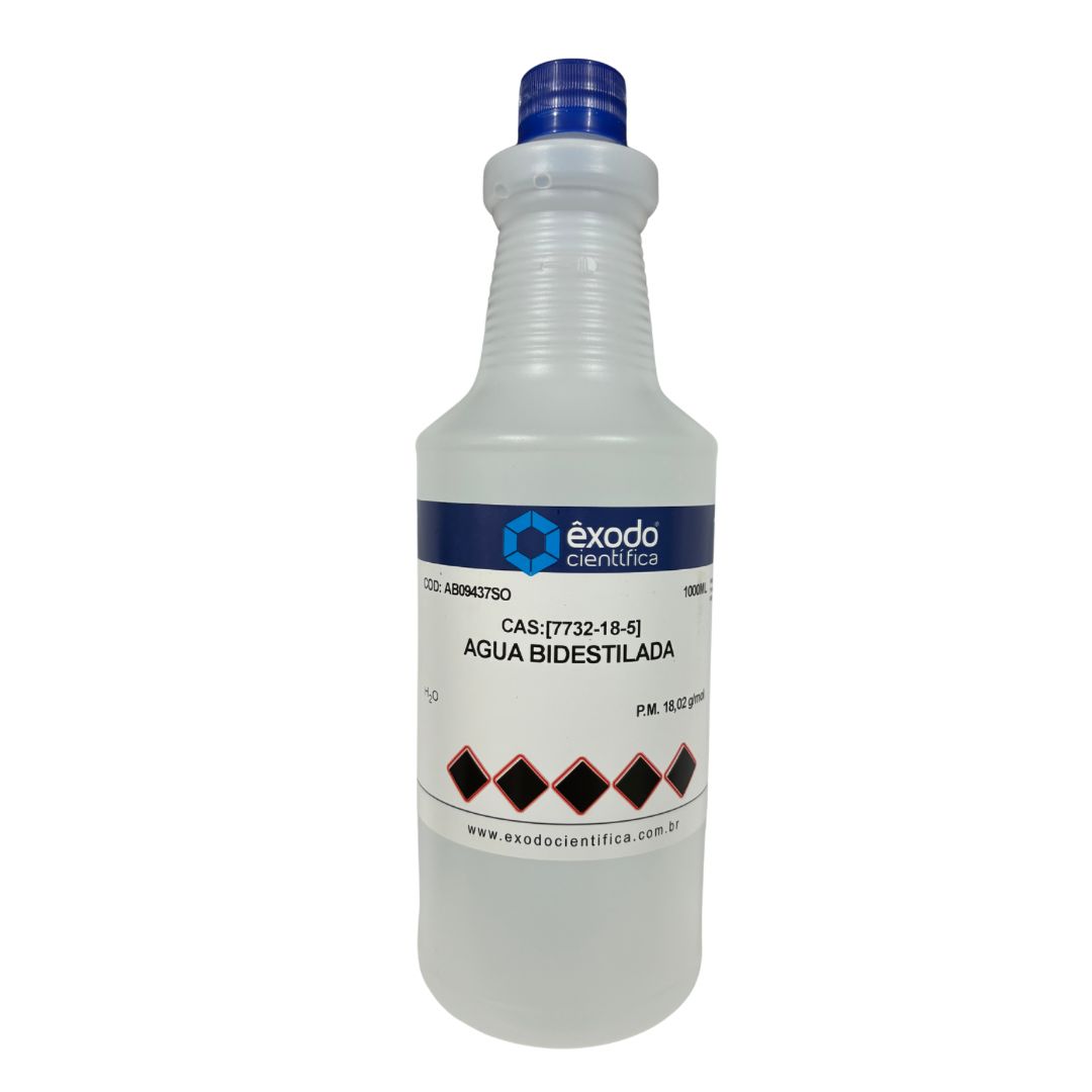 Água Bidestilada 1 Litro