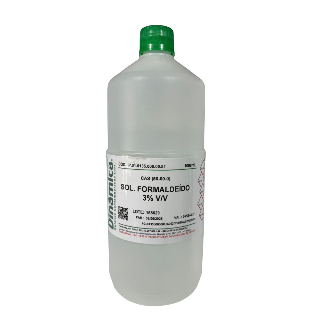 Sol Formaldeído 3% V/V 1 Litro