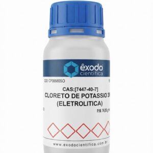 Solução Cloreto de Potássio 3M(N) Eletrolítica - 500ML