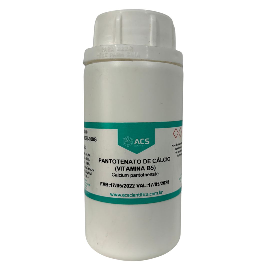 Pantotenato de Cálcio (Vitamina B5) 100g