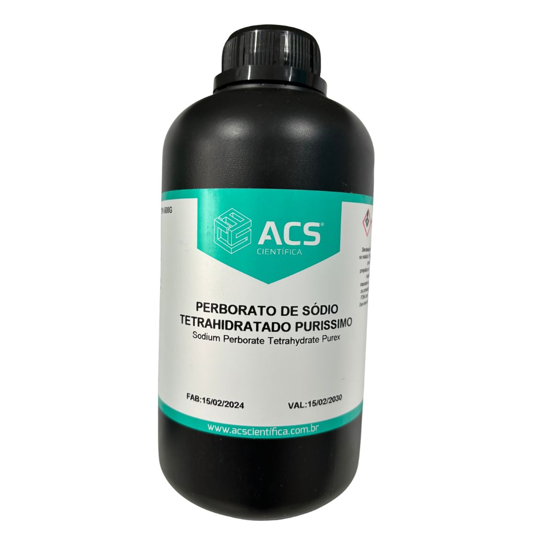 Perborato de Sódio Tetrahidratado Puríssimo - 500g