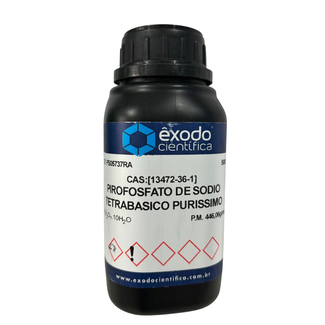 Pirofosfato de Sódio Tetrabasico Puríssimo - 500g