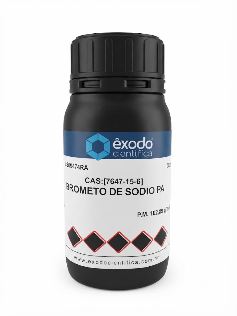 Brometo de Sódio PA - 500g
