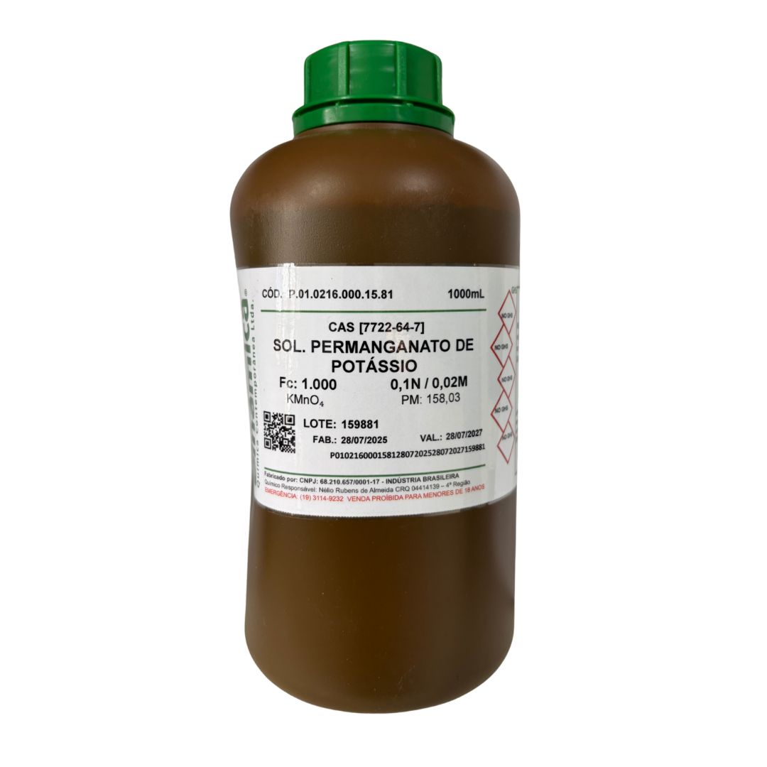 Solução Permanganato de Potássio 0,1N - 1 Litro