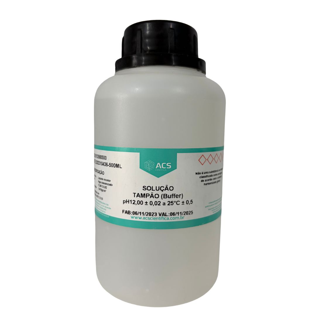 Solução Tampão PH 12,0 - 500ml
