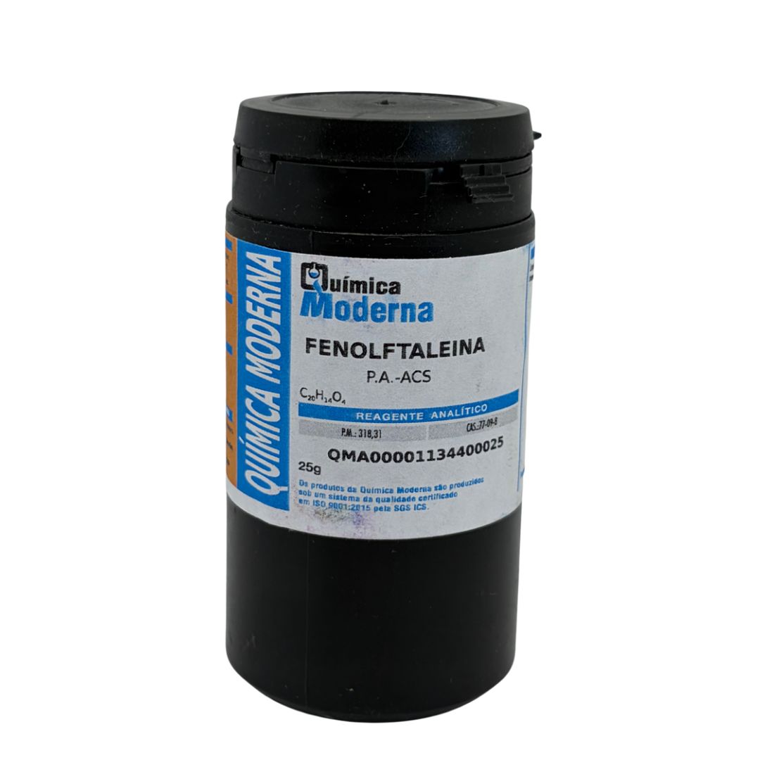Fenolftaleína PA ACS 25g - Química Moderna