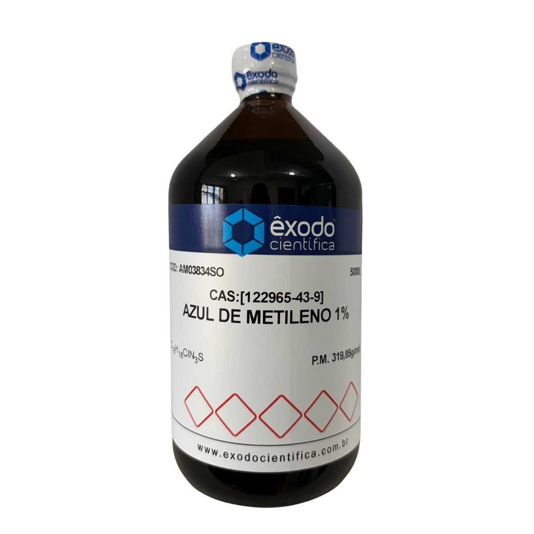 Azul de Metileno Solução Aquosa 1% 500ml