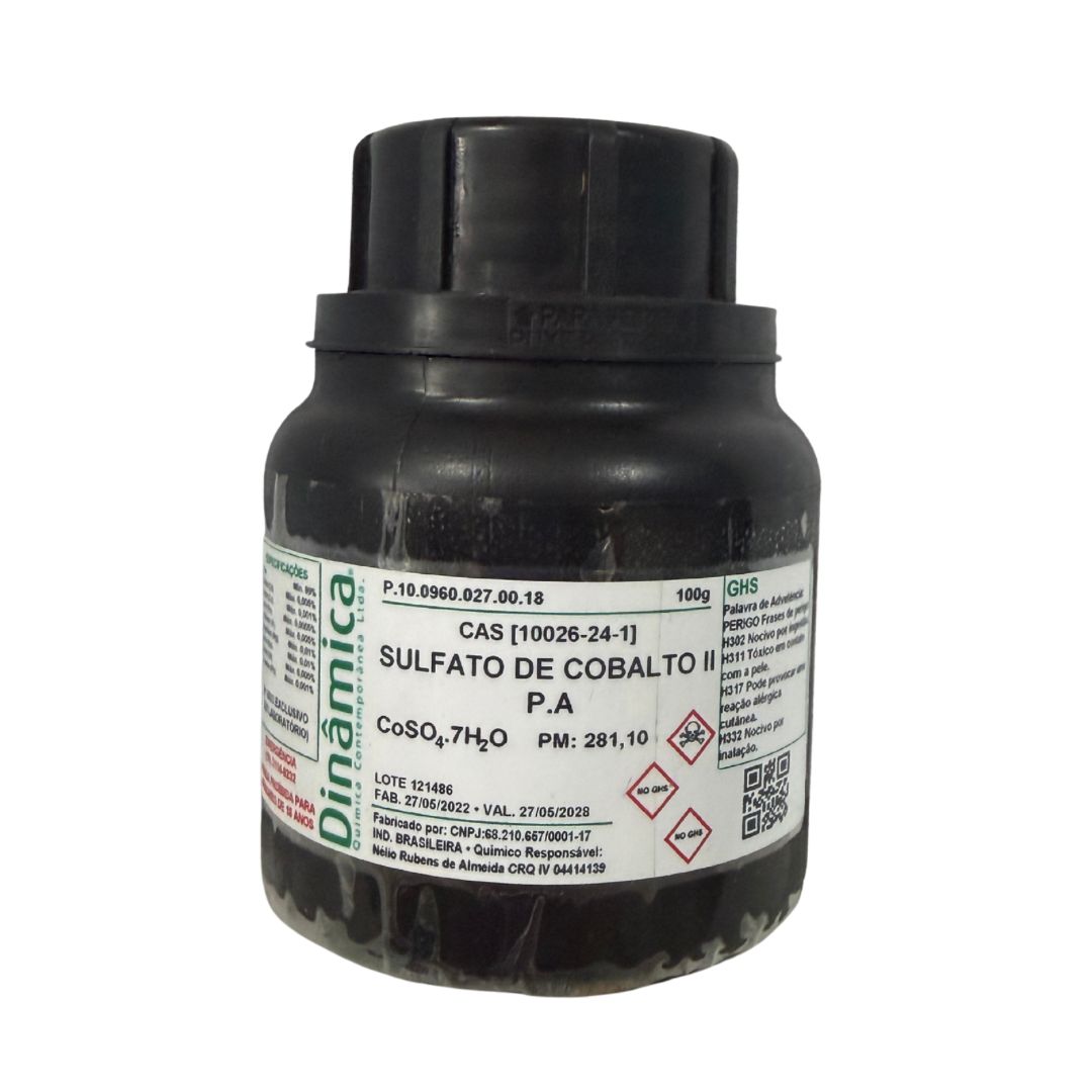 Sulfato de Cobalto II PA 100g