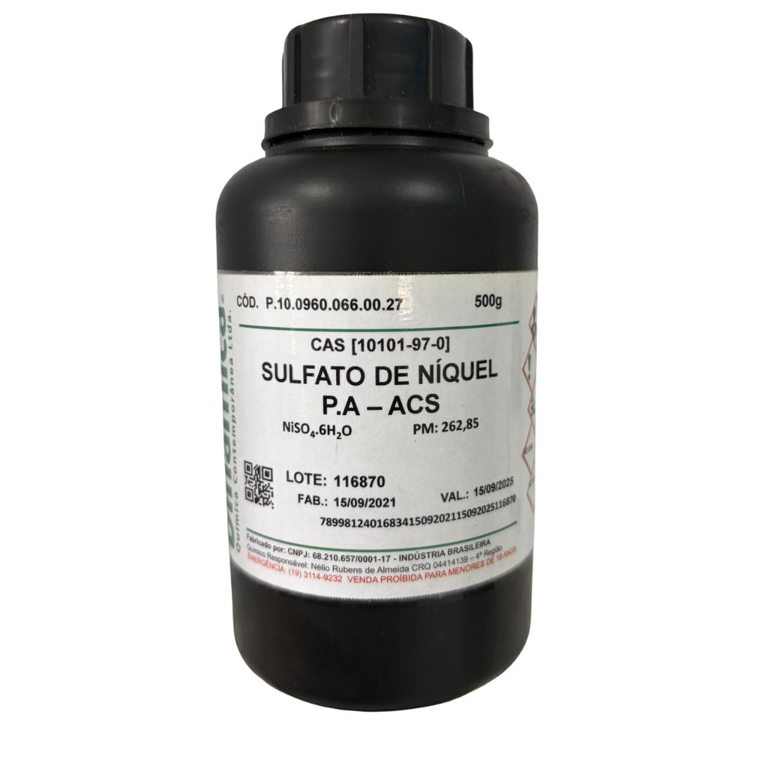 Sulfato de Níquel PA 500g