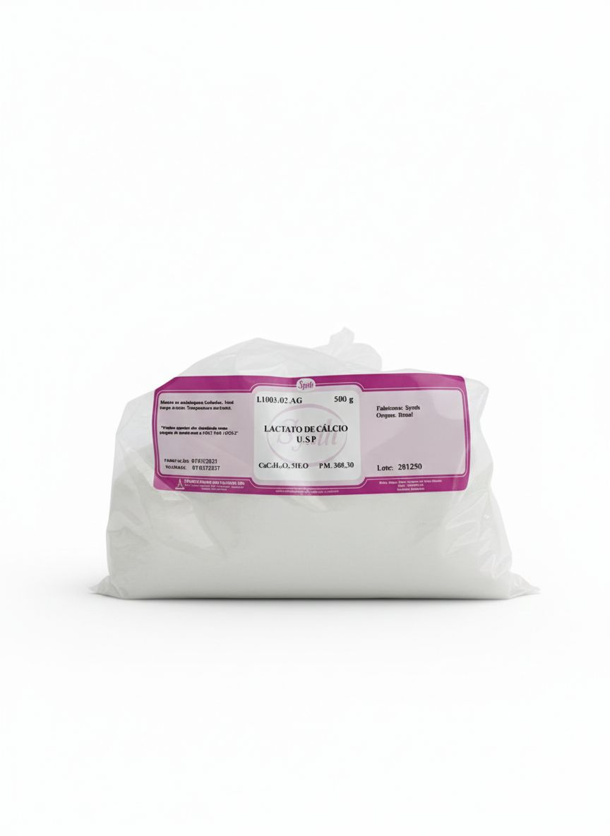 LACTATO DE CALCIO U.S.P. 500g - Labsynth