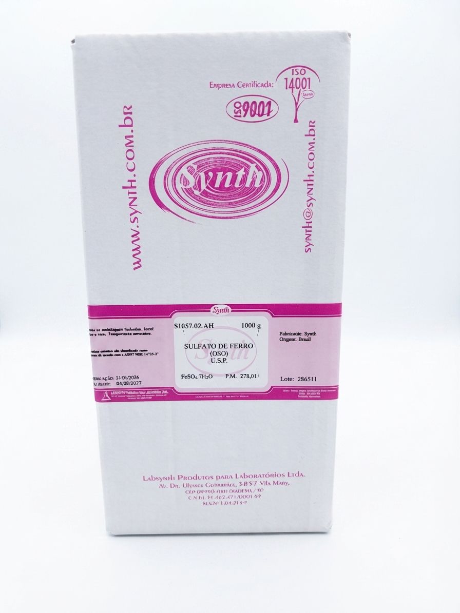 SULFATO DE FERRO (OSO) 7H2O U.S.P. - 1kg