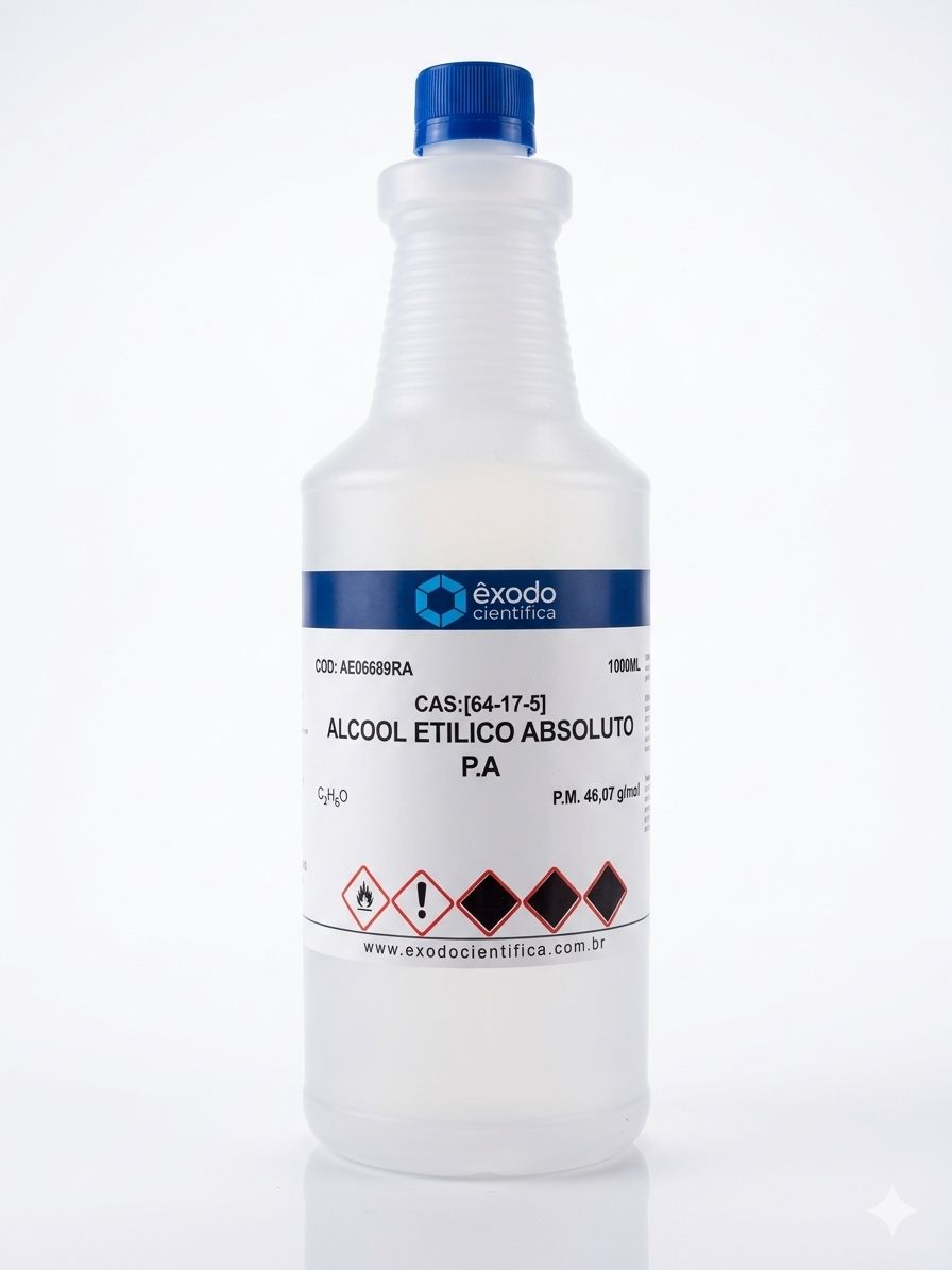 ALCOOL ETILICO ABSOLUTO 99,8% PA 1 LITRO
