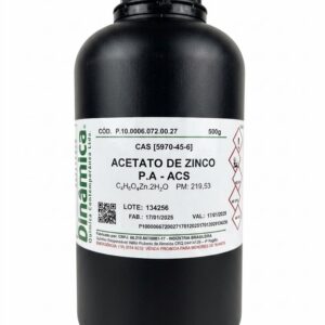 Acetato de Zinco PA ACS - 500g
