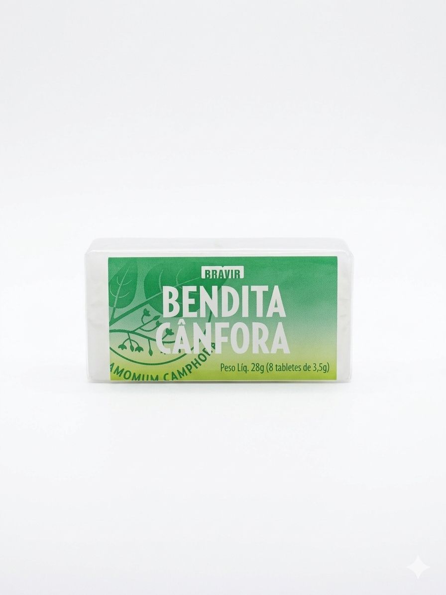 Cânfora Tablete Odorizante (8 unidades de 3,5g)