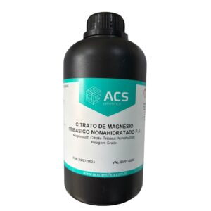 Citrato de Magnésio Tribásico Nonahitratado PA 500g