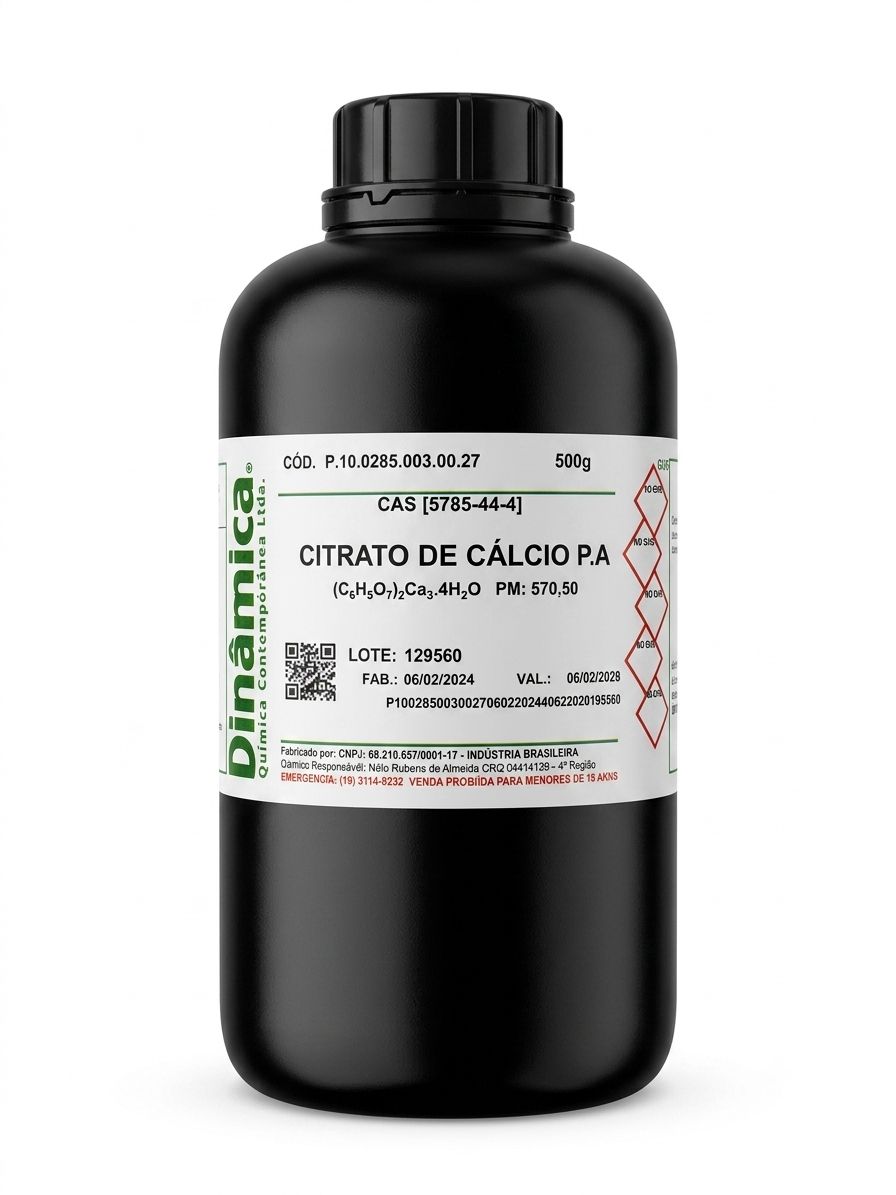 Citrato de Cálcio PA 500g