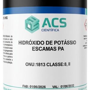 Hidróxido de Potássio Escamas PA - 1kg