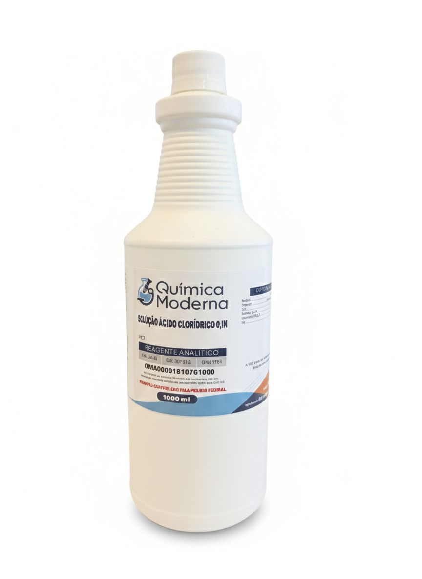 Solução Ácido Clorídrico 0,1N (Química Moderna) 1 Litro