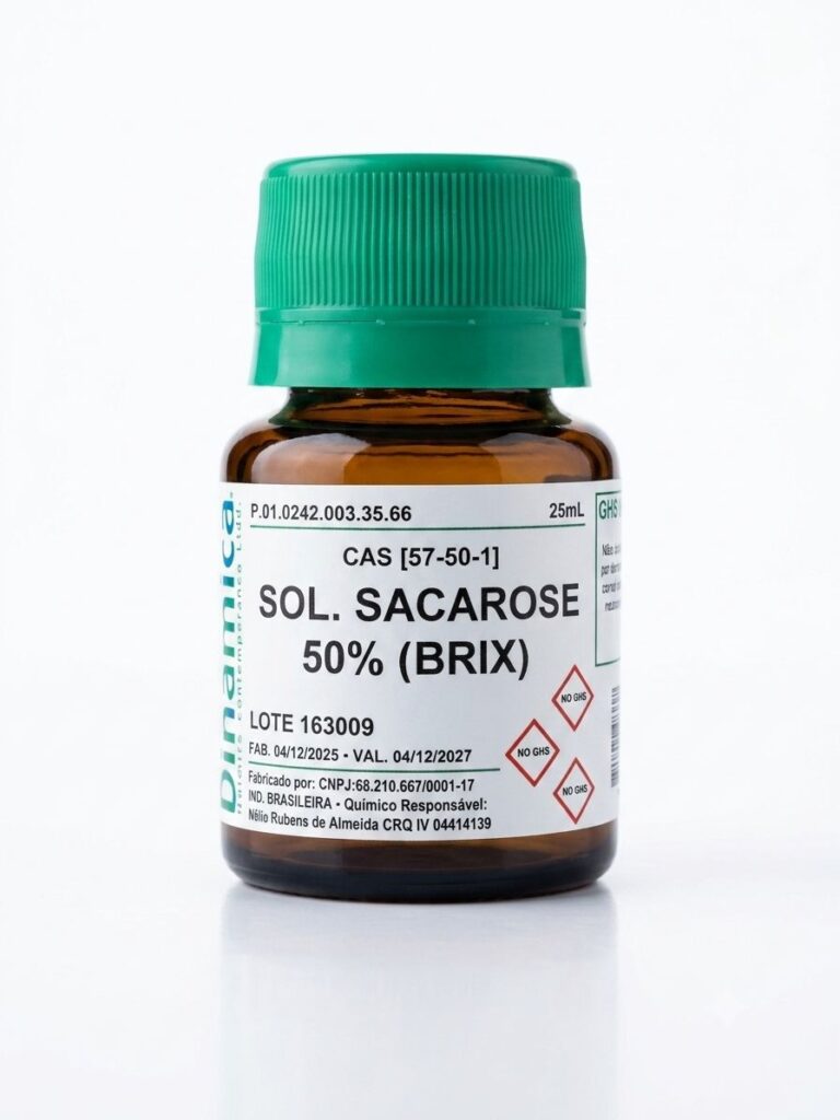Solução Sacarose 50% (Brix) 25ml - QUIMISUL SC BRASIL LTDA