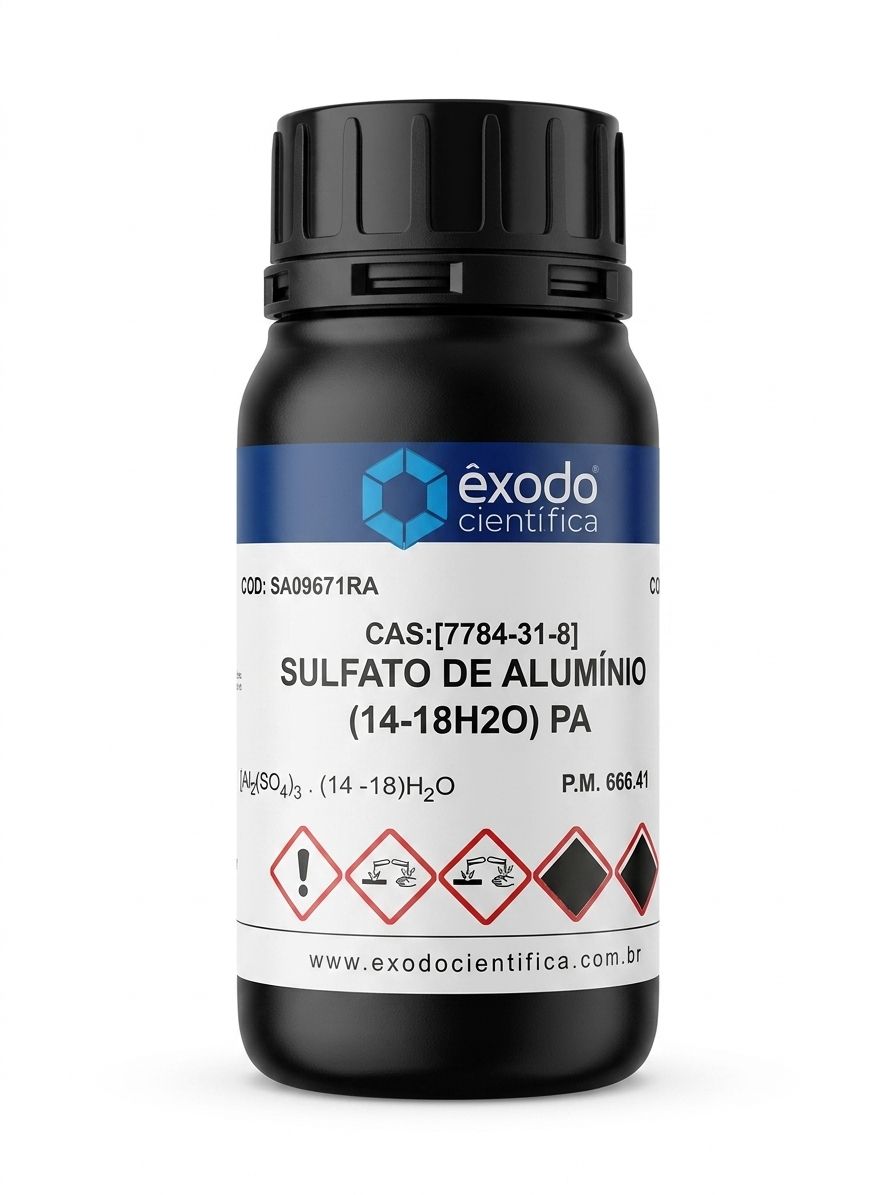 Sulfato de Alumínio (14-18H2O) PA 500g