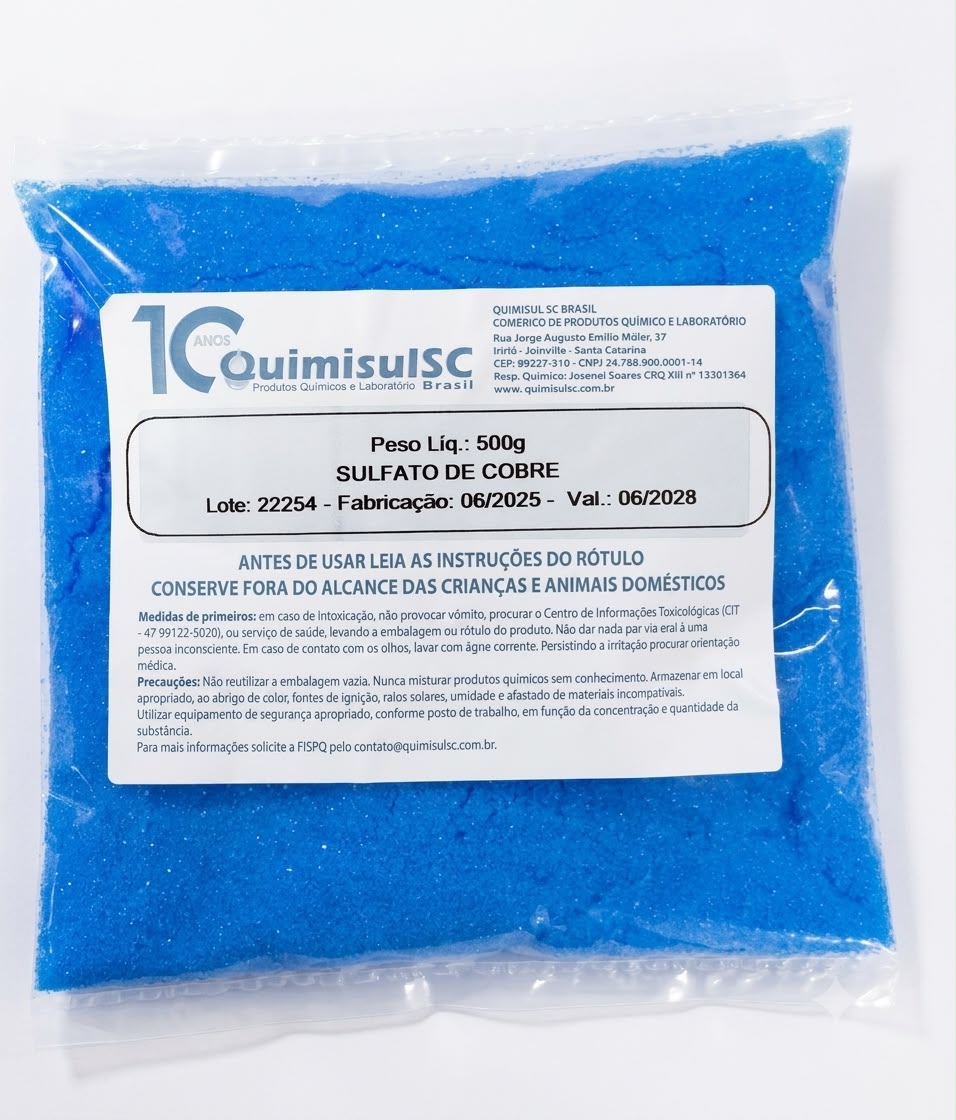 Sulfato De Cobre 500g