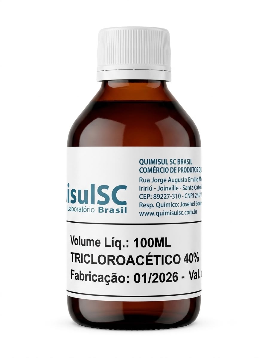 Ácido Tricloroacetico Solução 40% -100ml