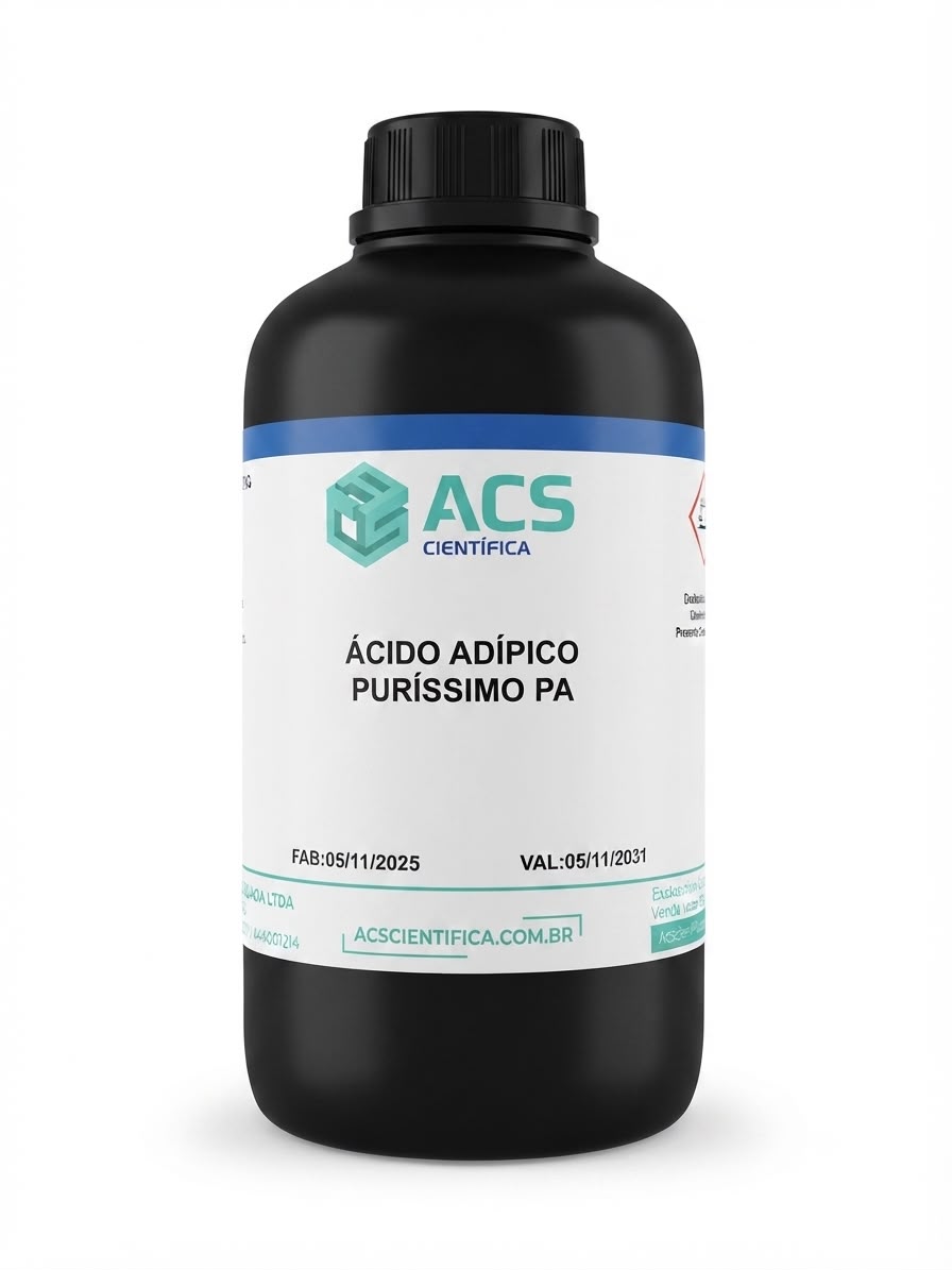 Ácido Adípico Puríssimo PA 500g