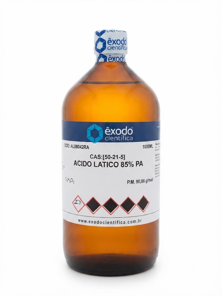 Ácido Lático 85% PA 1 Litro