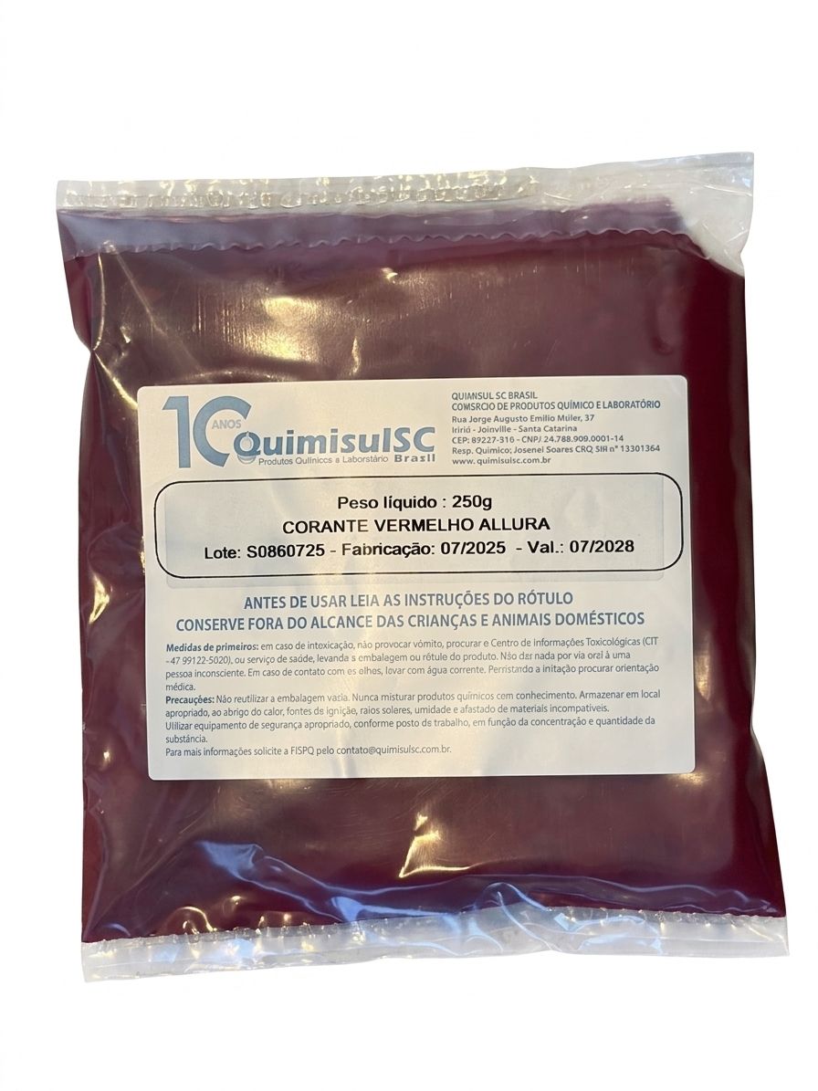 Corante Vermelho Allura 250g
