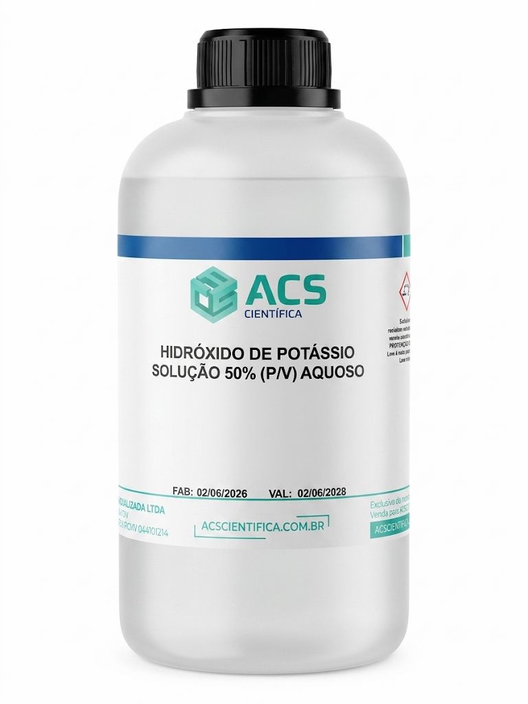 Solução Hidróxido de Potássio 50% - 1 Litro