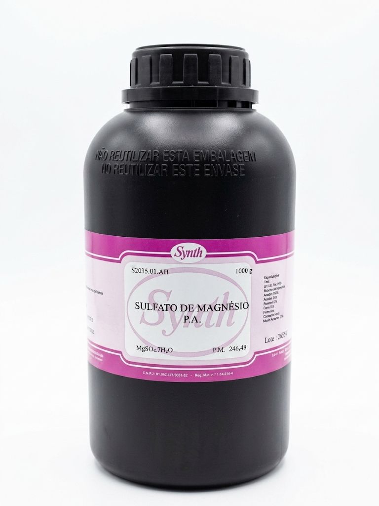 SULFATO DE MAGNÉSIO PA 7H2O - 1kg