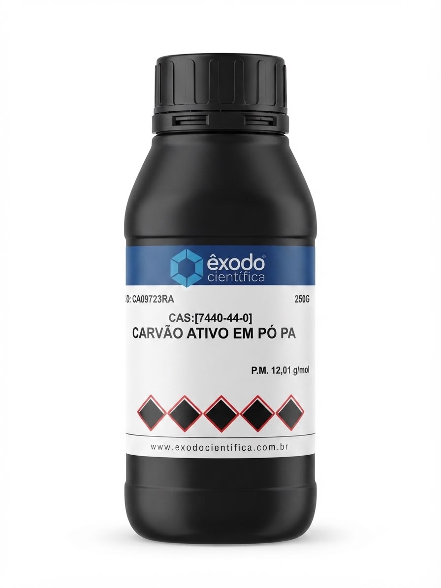 Carvão Ativo em Pó PA 250g