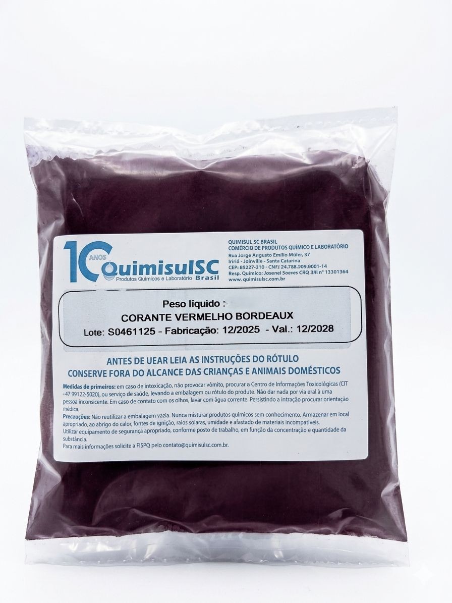 Corante Vermelho Bordeaux 1kg