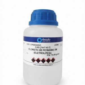 Solução Cloreto de Potássio 3M(N) Eletrolítica - 250ml