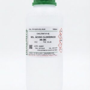 Solução Ácido Clorídrico 4N (M) 1 Litro