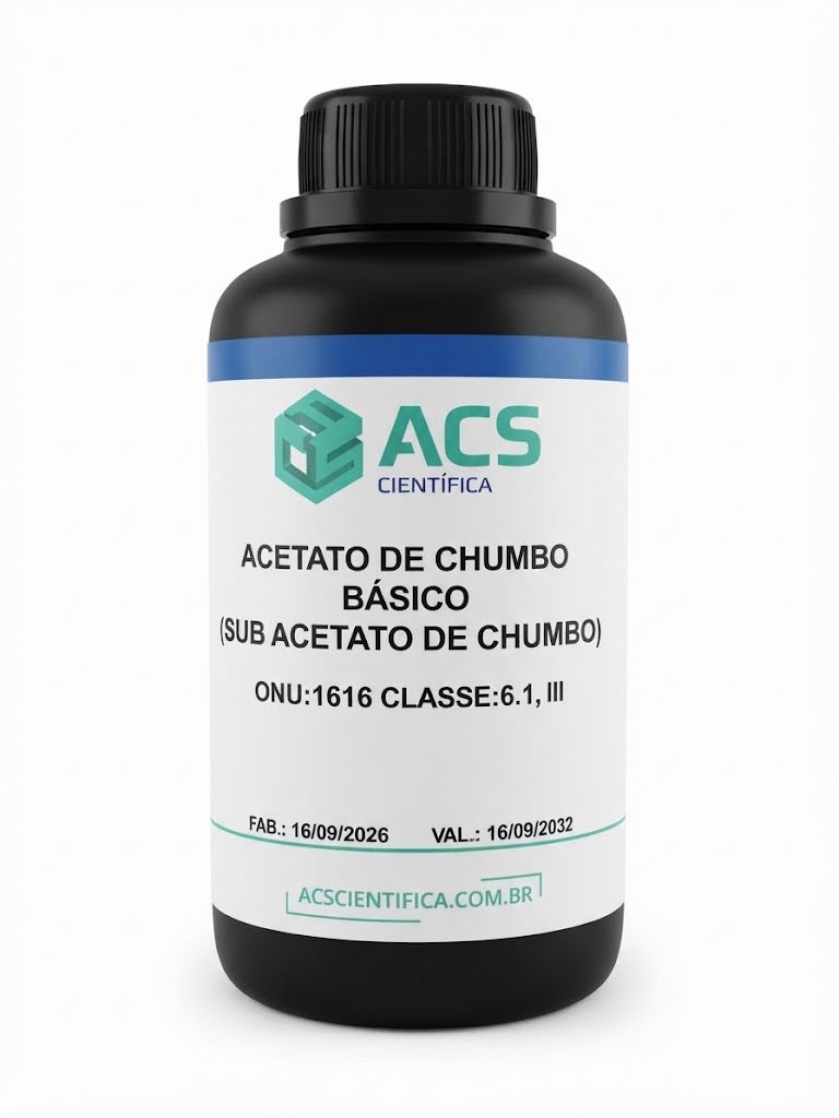 ACETATO DE CHUMBO  BASICO (SUB ACETATO DE CHUMBO) PA 500G