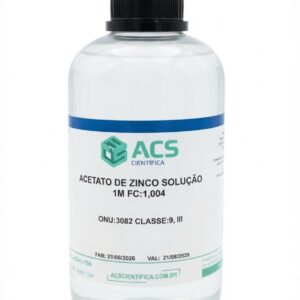 Acetato de Zinco 1M Fatorada 1 Litro
