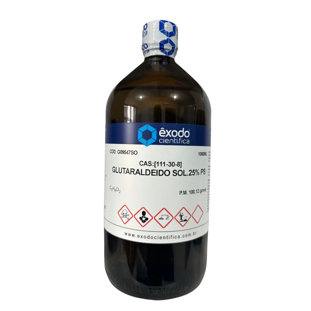 Glutaraldeido Solução 25% PS - 1 Litro