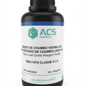 OXIDO DE CHUMBO VERMELHO (TETROXIDO DE CHUMBO) (II.IV) PA 500G