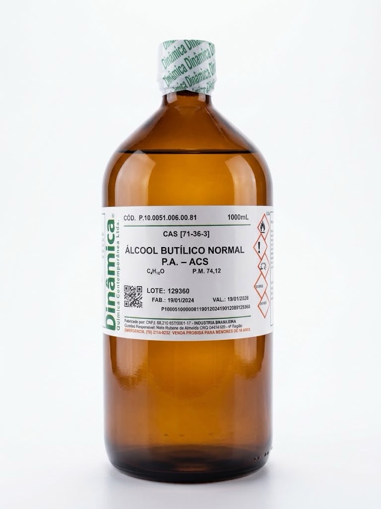 ALCOOL BUTILICO NORMAL (1-BUTANOL) PA ACS - 1 LITRO